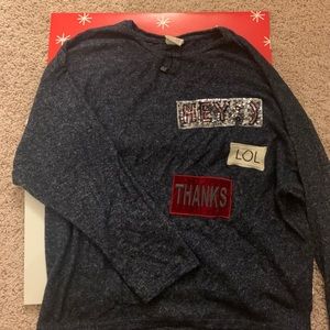 Sold 🚫 NEW Zara Girls Casual Navy Sweater